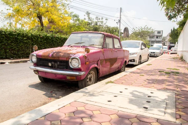 Μπανγκόκ, Ταϊλάνδη - Απρίλιος, 2019: δρόμος στην επαρχία Lopburi, Tha — Φωτογραφία Αρχείου