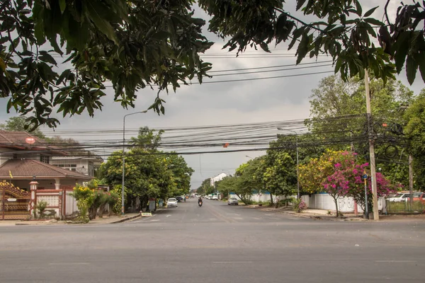 泰国曼谷- 2019年4月：Thail Ayutthaya市街道 — 图库照片