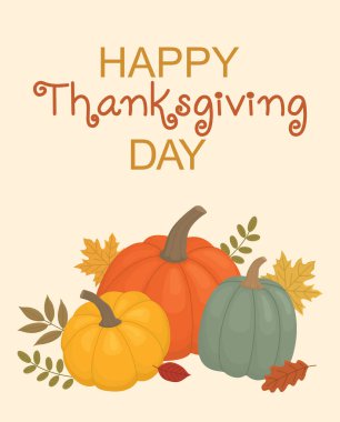 Balkabağı ve sonbahar yapraklarının mevsimsel bileşimiyle Şükran Günü 'nüz kutlu olsun.