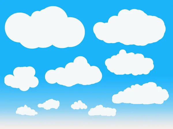 Tło Niebieskim Niebem Chmury — Zdjęcie stockowe