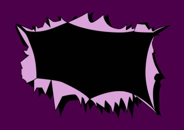 Metin veya kart için kopyalama alanı olan cadılar bayrağı