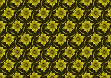 Yeşil soyut arkaplan Renkli çiçeksiz desen