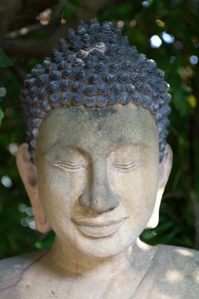Fat Buddha Head Laughing — Stock Photo, Image