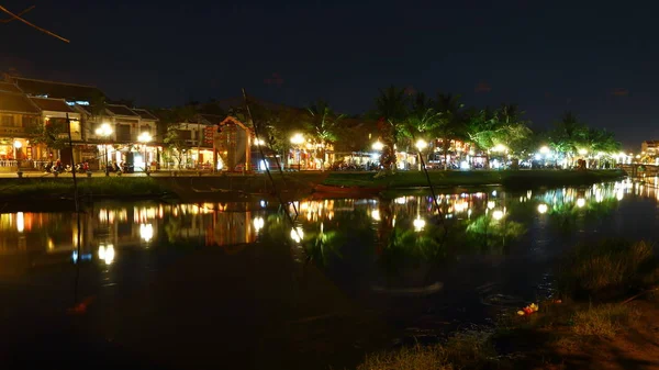 Vista Nocturna Hoi Vietnam — Foto de Stock