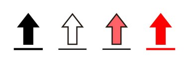 Simge vektör illüstrasyonu yükle. veri işareti ve sembolü yükle