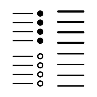 Menü Simgesi vektör illüstrasyonu. Web menü işareti ve sembol. Hamburger menüsü sembolü