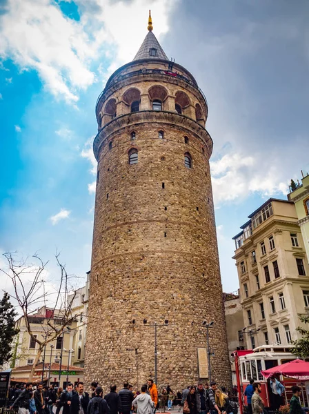 Istanbul. Galata Kulesi. Istanbul tarihi abideleri ve kültür — Stok fotoğraf