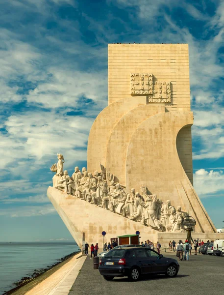 Lizbon denizciler kaşiflerinden anıt. Belem bölgesi