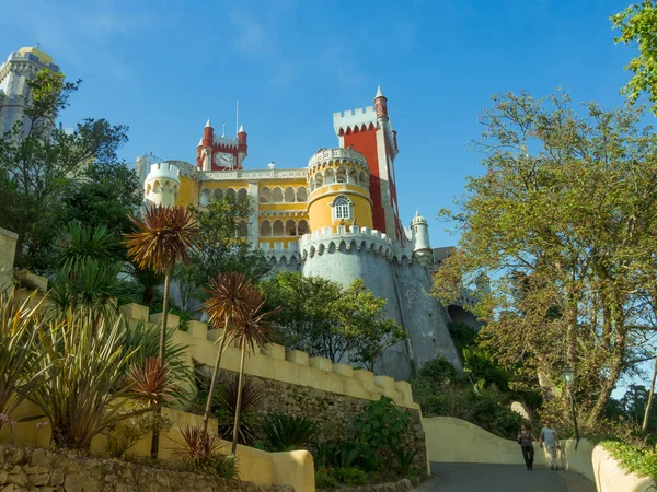 Panoramik Pena Palace.Sintra, Portekiz