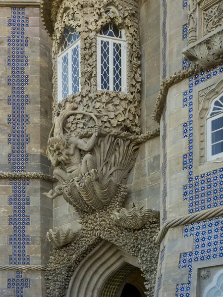 Panoramik Pena Palace.Sintra, Portekiz
