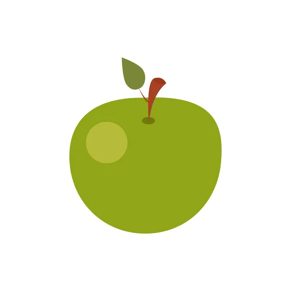 Ilustración Vectorial Icono Apple — Archivo Imágenes Vectoriales