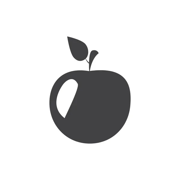 Ilustração Vetorial Ícone Apple —  Vetores de Stock
