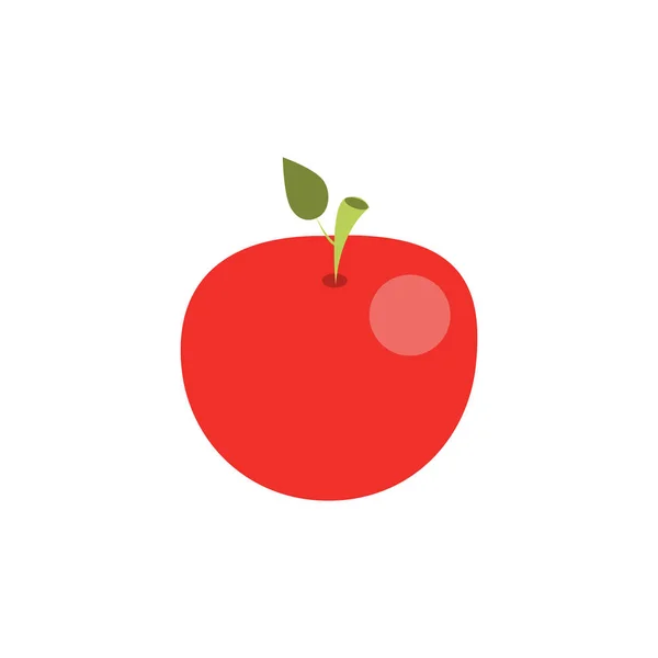 Ilustración Vectorial Icono Apple — Archivo Imágenes Vectoriales