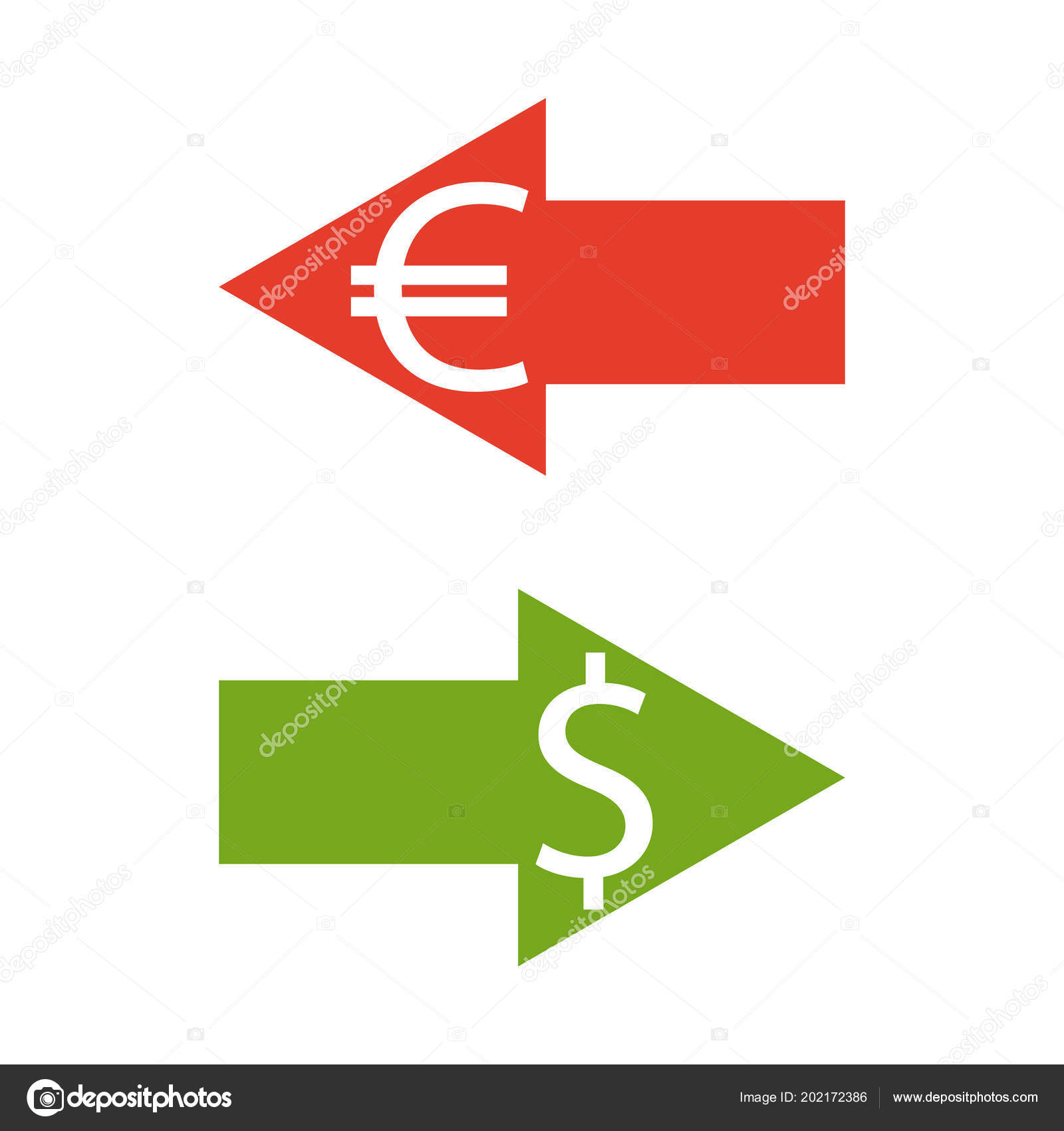 Converter Moeda Dinheiro Icone Moeda Euro Dolar Vector Vetores De - 