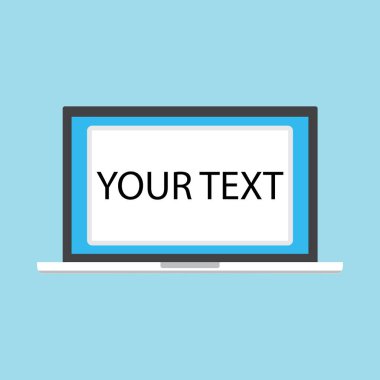 Arka plan. Metin şablonu. Kendi metninizi buraya koy. Vektör çizim