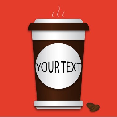 Arka plan. Metin şablonu. Kendi metninizi buraya koy. Vektör çizim