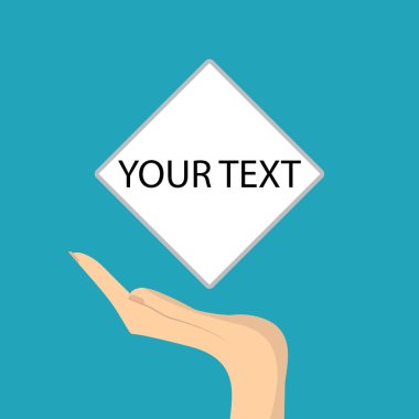 Arka plan. Metin şablonu. Kendi metninizi buraya koy. Vektör çizim