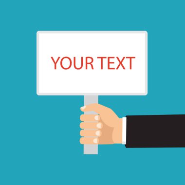 Arka plan. Metin şablonu. Kendi metninizi buraya koy. Vektör çizim