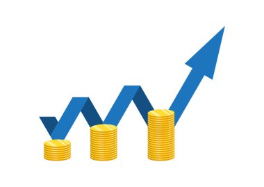 Bağış toplama kavramı, finansal güvenlik ve yatırım. Vektör simgesi