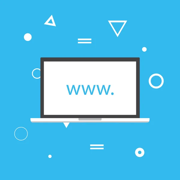 Onlinetjänster Konceptet Webbdesign Design Handel Marknadsföring Vektorillustration — Stock vektor