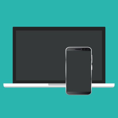 Çevrimiçi hizmetler kavramı. Web tasarım, tasarım, e-ticaret, pazarlama. Vektör çizim