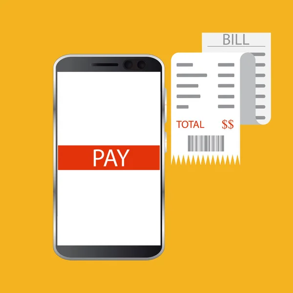 Mobile Payment Konzept Die Hand Hält Ein Telefon Drahtlose Überweisung — kostenloses Stockfoto