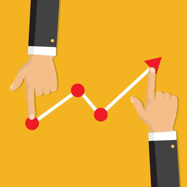 Unternehmenskultur Geschäftskonzept Teamwork Und Einheit Und Partnerschaft Vektorillustration — Stockvektor