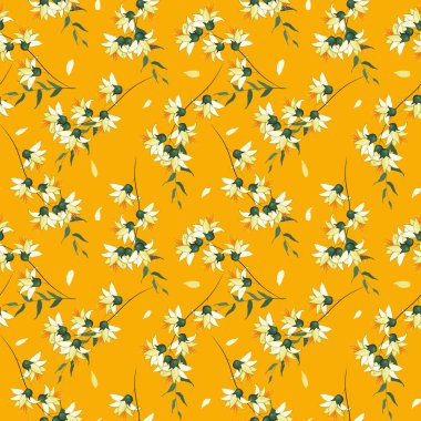  Botanik arka plan. El vektör çizim çekilmiş. Serbest çizim 