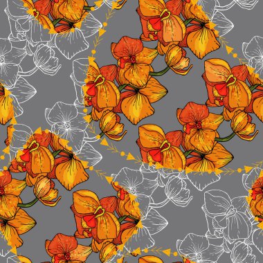 Safari Afrika tasarım stilize leopar noktalar. Vektör. Modern bir