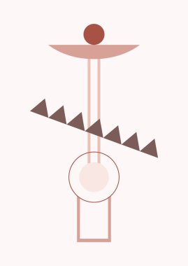 Çağdaş karalama çizimleri ve çeşitli şekiller. Basit vektör dekoratif geometrik elementler. Çizgi film trend seti, modern tasarım.