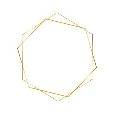 Beyaz arka planda klasik tarzda altın çerçeve. Çizgi sanatı dekoratif tasarım için zarif bir sınır. İzole vektör çizimi. Düğün davetiyesi için hafif efekt.