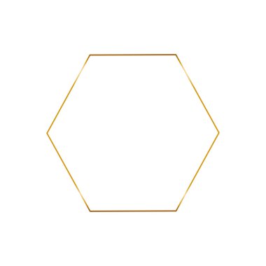 Beyaz arkaplanda klasik tarzda altın eşkenar dörtgen çerçeve. Çizgi sanatı, dekoratif tasarım için zarif bir sınır. İzole vektör çizimi. Düğün davetiyesi için hafif efekt.