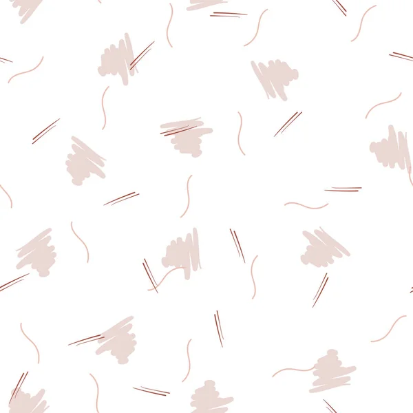 Модні Абстрактні Каракулі Безшовні Ілюстрації Колір Природи Пастельний Векторний Малюнок — стоковий вектор