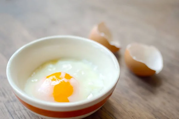 Telur Onsen Tamago Atau Telur Rebus Dalam Bahasa Jepang Tradisional — Stok Foto
