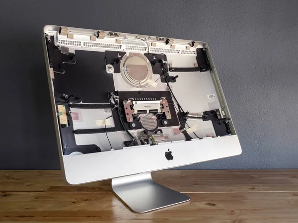 Chiangrai Tailândia Setembro 2017 Tampa Corpo Computador Apple Imac Desmontada — Fotografia de Stock