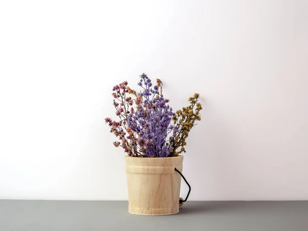 Buquê de flores secas de Gypsophila para decoração — Fotografia de Stock