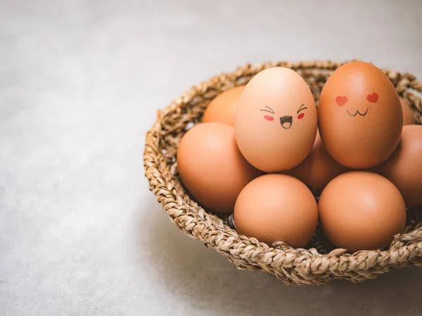 Egg lovers have happy faces