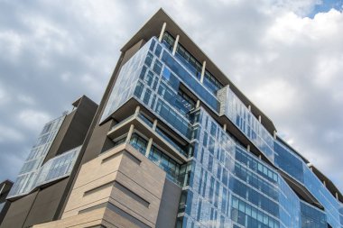 Johannesburg, Güney Afrika - 30 Ekim 2016: Rosebank, Johannesburg Modern binada