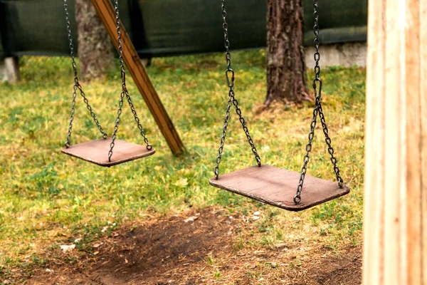 Bir forest park için yapılan salıncak