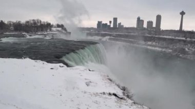 Kışın Niagara Şelalesi
