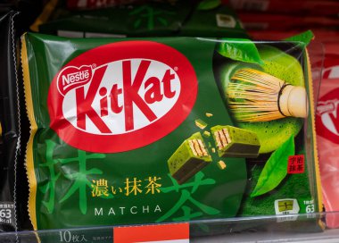 KitKat 'ın Japonya' daki raflarda bulunan kibrit versiyonu.