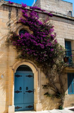 Malta eski mavi kapı Mdina City, Malta