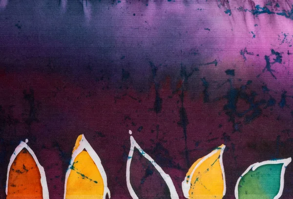Yaprakları, parça, sıcak batik, arka plan dokusu, ipek, soyut Sürrealizm art tarih el yapımı