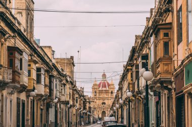 Zabbar, Zabbar Parish Kilisesi, Malta görünümünde Stree