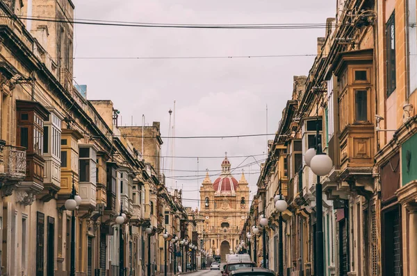 Zabbar, Zabbar Parish Kilisesi, Malta görünümünde Stree
