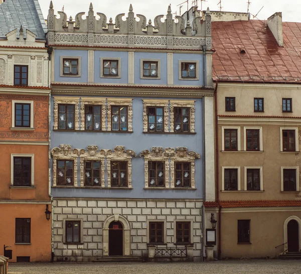 Buildings in the old center of Lublin, Poland