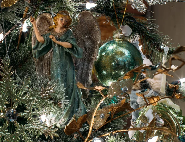 Neujahrs Und Christbaumschmuck — Stockfoto