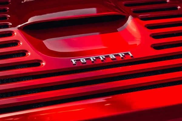 Ferrari Show October 2016 Valletta Malta View Trunk Red Ferrari — Stock Photo, Image