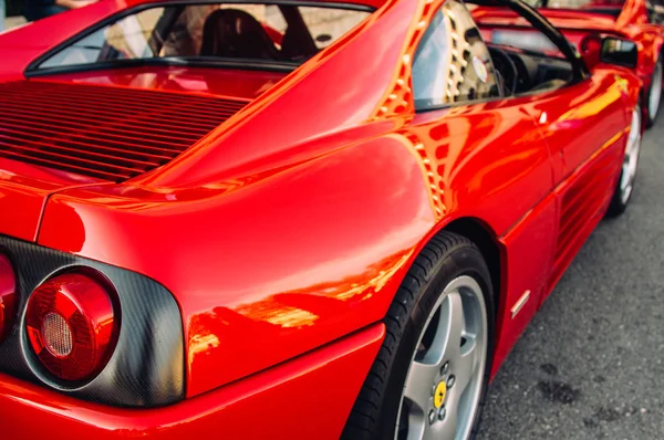 Ferrari Visar Oktober 2016 Valletta Malta Nära Grand Hotel Excelsior — Stockfoto