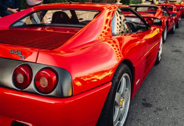 Ferrari Show Outubro 2016 Valletta Malta Perto Grand Hotel Excelsior — Fotografia de Stock